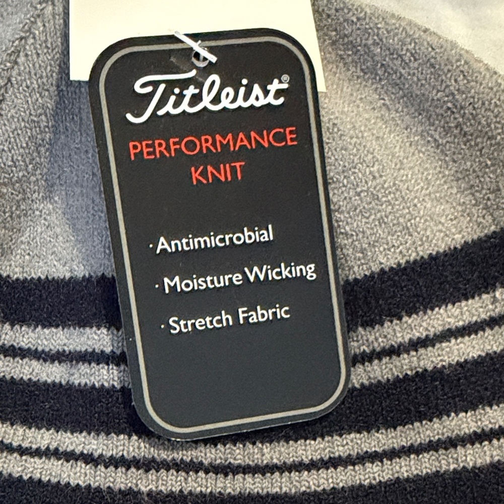 Titleist Performance Knit Gray and Black Beanie - Picture 2 of 4
